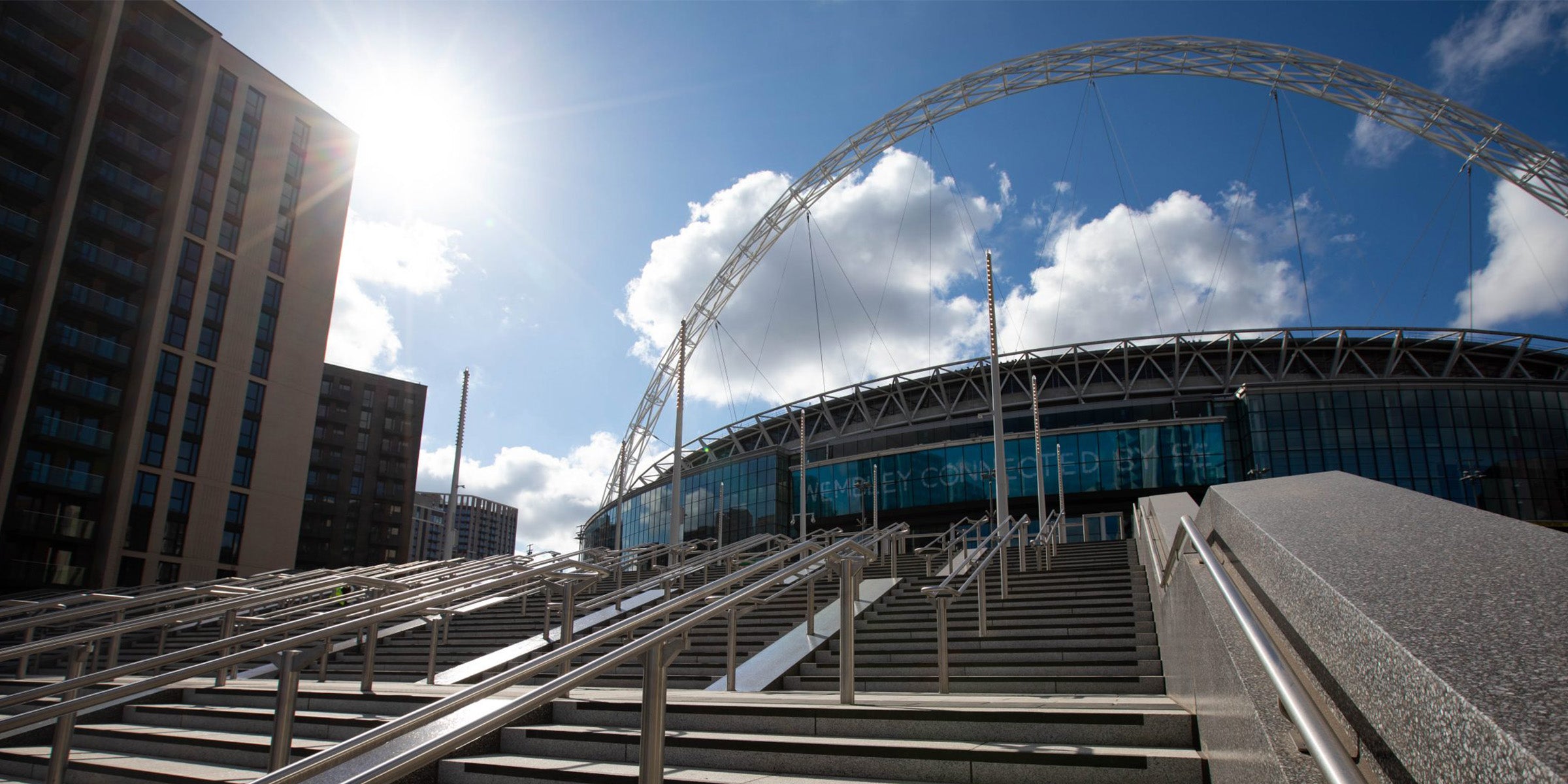 Wembley Stadium London, symbol of elite football and the growth of women’s football in the UK